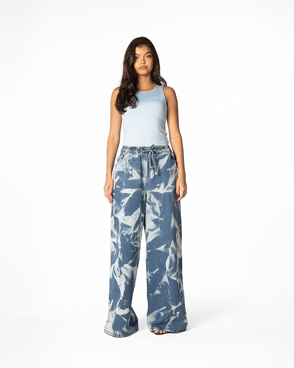 Tie Dye Denim pants